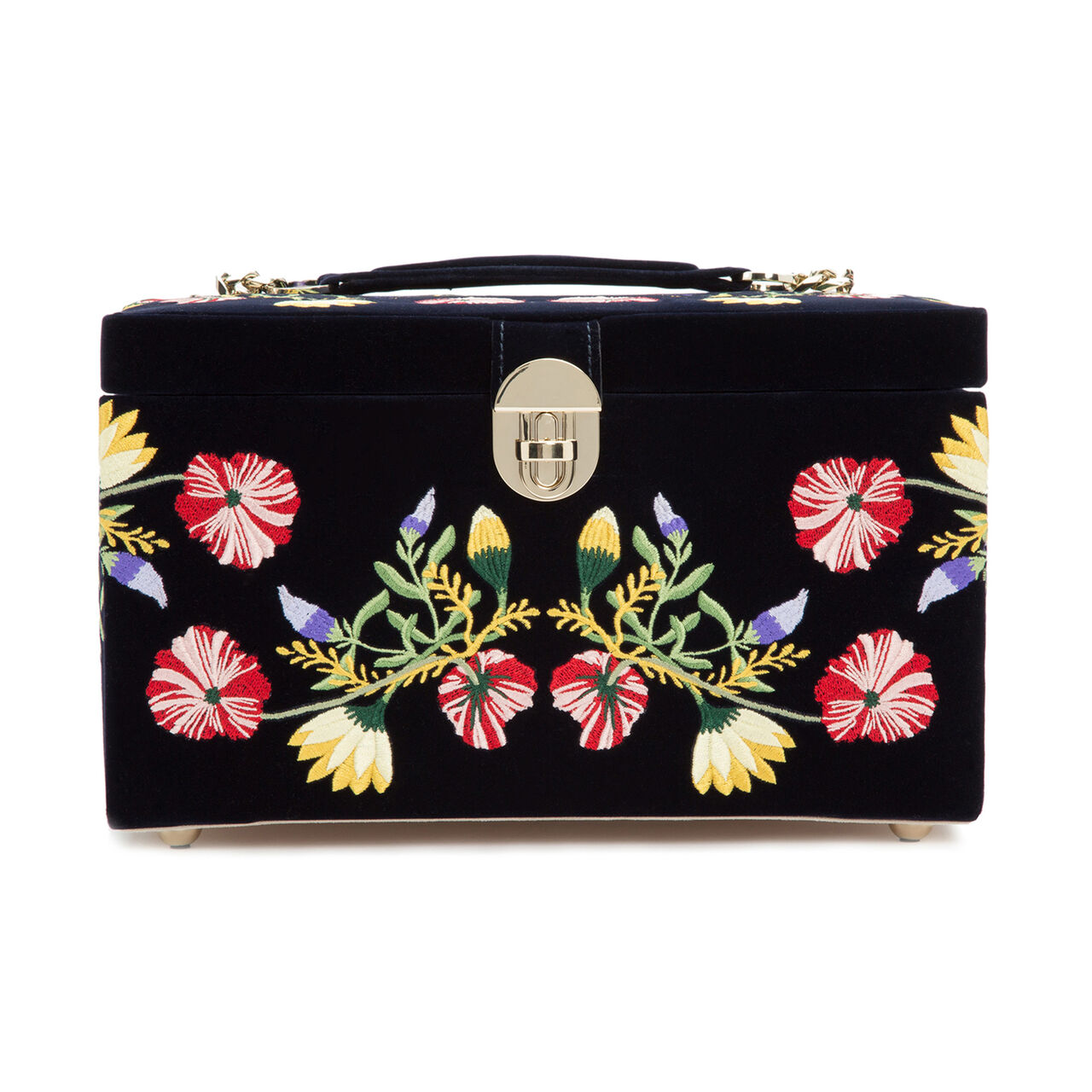 WOLF Zoe Indigo Medium Jewellery Box 4500146902143 Front image number 0